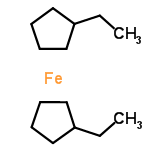 InChI=1/2C7H14.Fe/c2*1-2-7-5-3-4-6-7;/h2*7H,2-6H2,1H3;