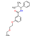 InChI=1/C21H27NO3/c1-4-24-13-14-25-19-12-8-11-18(15-19)21(23)22-20(16(2)3)17-9-6-5-7-10-17/h5-12,15-16,20H,4,13-14H2,1-3H3,(H,22,23)