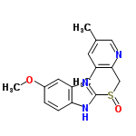 InChI=1/C16H17N3O2S/c1-10-6-11(2)15(17-8-10)9-22(20)16-18-13-5-4-12(21-3)7-14(13)19-16/h4-8H,9H2,1-3H3,(H,18,19)