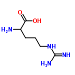 InChI=1/C6H14N4O2/c7-4(5(11)12)2-1-3-10-6(8)9/h4H,1-3,7H2,(H,11,12)(H4,8,9,10)