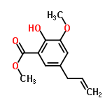 InChI=1/C12H14O4/c1-4-5-8-6-9(12(14)16-3)11(13)10(7-8)15-2/h4,6-7,13H,1,5H2,2-3H3