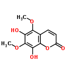 InChI=1/C11H10O6/c1-15-9-5-3-4-6(12)17-10(5)8(14)11(16-2)7(9)13/h3-4,13-14H,1-2H3