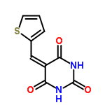 InChI=1/C9H6N2O3S/c12-7-6(4-5-2-1-3-15-5)8(13)11-9(14)10-7/h1-4H,(H2,10,11,12,13,14)