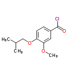 InChI=1/C12H15ClO3/c1-8(2)7-16-10-5-4-9(12(13)14)6-11(10)15-3/h4-6,8H,7H2,1-3H3