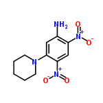 InChI=1/C11H14N4O4/c12-8-6-10(13-4-2-1-3-5-13)11(15(18)19)7-9(8)14(16)17/h6-7H,1-5,12H2