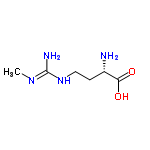 InChI=1/C6H14N4O2/c1-9-6(8)10-3-2-4(7)5(11)12/h4H,2-3,7H2,1H3,(H,11,12)(H3,8,9,10)/t4-/m0/s1