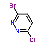 InChI=1/C4H2BrClN2/c5-3-1-2-4(6)8-7-3/h1-2H