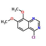 InChI=1/C10H9ClN2O2/c1-14-7-4-3-6-8(9(7)15-2)12-5-13-10(6)11/h3-5H,1-2H3