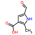 InChI=1/C7H7NO3/c1-4-6(7(10)11)2-5(3-9)8-4/h2-3,8H,1H3,(H,10,11)