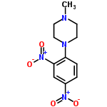 InChI=1/C11H14N4O4/c1-12-4-6-13(7-5-12)10-3-2-9(14(16)17)8-11(10)15(18)19/h2-3,8H,4-7H2,1H3