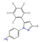 InChI=1/C17H14F3N3O2S/c1-11-2-4-12(5-3-11)15-10-16(17(18,19)20)22-23(15)13-6-8-14(9-7-13)26(21,24)25/h2-10H,1H3,(H2,21,24,25)/i1D3,2D,3D,4D,5D