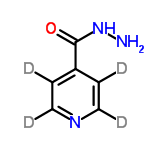 InChI=1/C6H7N3O/c7-9-6(10)5-1-3-8-4-2-5/h1-4H,7H2,(H,9,10)/i1D,2D,3D,4D