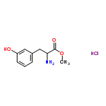 InChI=1/C10H13NO3.ClH/c1-14-10(13)9(11)6-7-3-2-4-8(12)5-7;/h2-5,9,12H,6,11H2,1H3;1H