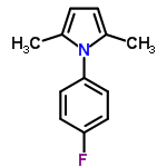 InChI=1/C12H12FN/c1-9-3-4-10(2)14(9)12-7-5-11(13)6-8-12/h3-8H,1-2H3