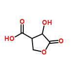 InChI=1/C5H6O5/c6-3-2(4(7)8)1-10-5(3)9/h2-3,6H,1H2,(H,7,8)