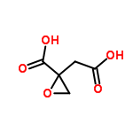 InChI=1/C5H6O5/c6-3(7)1-5(2-10-5)4(8)9/h1-2H2,(H,6,7)(H,8,9)