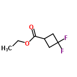 InChI=1/C7H10F2O2/c1-2-11-6(10)5-3-7(8,9)4-5/h5H,2-4H2,1H3