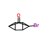 InChI=1/C7H5BrO/c8-7-4-1-2(5(4)7)3(1)6(7)9/h1-5H