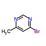 InChI=1/C5H5BrN2/c1-4-2-5(6)8-3-7-4/h2-3H,1H3