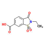 InChI=1/C10H9NO5S/c1-2-11-9(12)7-4-3-6(10(13)14)5-8(7)17(11,15)16/h3-5H,2H2,1H3,(H,13,14)