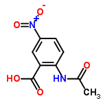 InChI=1/C9H8N2O5/c1-5(12)10-8-3-2-6(11(15)16)4-7(8)9(13)14/h2-4H,1H3,(H,10,12)(H,13,14)