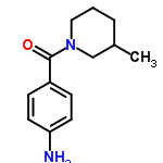 InChI=1/C13H18N2O/c1-10-3-2-8-15(9-10)13(16)11-4-6-12(14)7-5-11/h4-7,10H,2-3,8-9,14H2,1H3