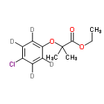 InChI=1/C12H15ClO3/c1-4-15-11(14)12(2,3)16-10-7-5-9(13)6-8-10/h5-8H,4H2,1-3H3/i5D,6D,7D,8D