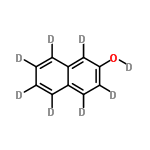 InChI=1/C10H8O/c11-10-6-5-8-3-1-2-4-9(8)7-10/h1-7,11H/i1D,2D,3D,4D,5D,6D,7D/hD