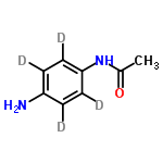 InChI=1/C8H10N2O/c1-6(11)10-8-4-2-7(9)3-5-8/h2-5H,9H2,1H3,(H,10,11)/i2D,3D,4D,5D