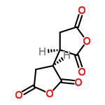 InChI=1/C8H6O6/c9-5-1-3(7(11)13-5)4-2-6(10)14-8(4)12/h3-4H,1-2H2/t3-,4+