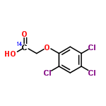 InChI=1/C8H5Cl3O3/c9-4-1-6(11)7(2-5(4)10)14-3-8(12)13/h1-2H,3H2,(H,12,13)/i8+2