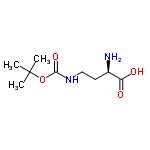 InChI=1/C9H18N2O4/c1-9(2,3)15-8(14)11-5-4-6(10)7(12)13/h6H,4-5,10H2,1-3H3,(H,11,14)(H,12,13)/t6-/m1/s1