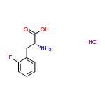 InChI=1/C9H10FNO2.ClH/c10-7-4-2-1-3-6(7)5-8(11)9(12)13;/h1-4,8H,5,11H2,(H,12,13);1H/t8-;/m1./s1