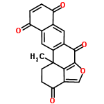 InChI=1/C20H12O5/c1-20-5-4-16(23)12-8-25-19(17(12)20)18(24)11-6-9-10(7-13(11)20)15(22)3-2-14(9)21/h2-3,6-8H,4-5H2,1H3