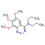 InChI=1/C17H25N3O3/c1-6-8-20(9-7-2)17-12-10-13(21-3)15(22-4)16(23-5)14(12)18-11-19-17/h10-11H,6-9H2,1-5H3