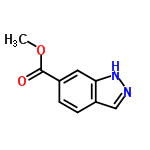 InChI=1/C9H8N2O2/c1-13-9(12)6-2-3-7-5-10-11-8(7)4-6/h2-5H,1H3,(H,10,11)