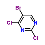 InChI=1/C4HBrCl2N2/c5-2-1-8-4(7)9-3(2)6/h1H