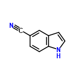 InChI=1/C9H6N2/c10-6-7-1-2-9-8(5-7)3-4-11-9/h1-5,11H