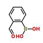 InChI=1/C7H7BO3/c9-5-6-3-1-2-4-7(6)8(10)11/h1-5,10-11H