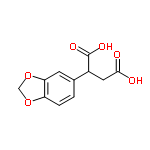 InChI=1/C11H10O6/c12-10(13)4-7(11(14)15)6-1-2-8-9(3-6)17-5-16-8/h1-3,7H,4-5H2,(H,12,13)(H,14,15)