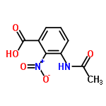 InChI=1/C9H8N2O5/c1-5(12)10-7-4-2-3-6(9(13)14)8(7)11(15)16/h2-4H,1H3,(H,10,12)(H,13,14)