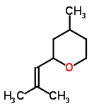 InChI=1/C10H18O/c1-8(2)6-10-7-9(3)4-5-11-10/h6,9-10H,4-5,7H2,1-3H3