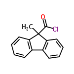 InChI=1/C15H11ClO/c1-15(14(16)17)12-8-4-2-6-10(12)11-7-3-5-9-13(11)15/h2-9H,1H3