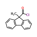 InChI=1/C15H11ClO/c1-15(14(16)17)12-8-4-2-6-10(12)11-7-3-5-9-13(11)15/h2-9H,1H3/i14+1