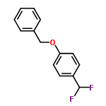 InChI=1/C14H12F2O/c15-14(16)12-6-8-13(9-7-12)17-10-11-4-2-1-3-5-11/h1-9,14H,10H2