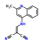 InChI=1/C14H10N4/c1-10-6-14(17-9-11(7-15)8-16)12-4-2-3-5-13(12)18-10/h2-6,9H,1H3,(H,17,18)