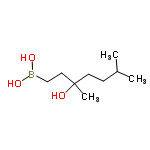 InChI=1/C9H21BO3/c1-8(2)4-5-9(3,11)6-7-10(12)13/h8,11-13H,4-7H2,1-3H3