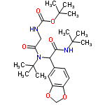 InChI=1/C24H37N3O6/c1-22(2,3)26-20(29)19(15-10-11-16-17(12-15)32-14-31-16)27(23(4,5)6)18(28)13-25-21(30)33-24(7,8)9/h10-12,19H,13-14H2,1-9H3,(H,25,30)(H,26,29)