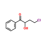 InChI=1/C10H11ClO2/c11-7-6-9(12)10(13)8-4-2-1-3-5-8/h1-5,9,12H,6-7H2