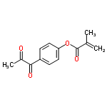 InChI=1/C13H12O4/c1-8(2)13(16)17-11-6-4-10(5-7-11)12(15)9(3)14/h4-7H,1H2,2-3H3